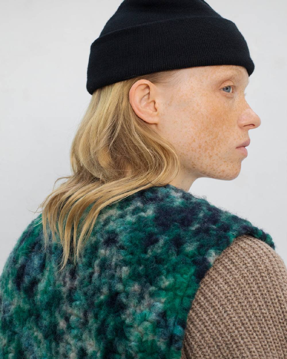 Rotholz Sherpa Weste Bio Wollmischung - Multi