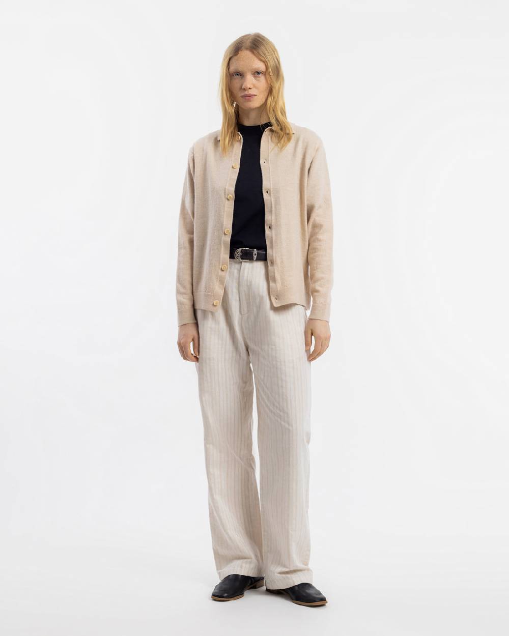 Rotholz Strick Shirt Merinowolle - Sand