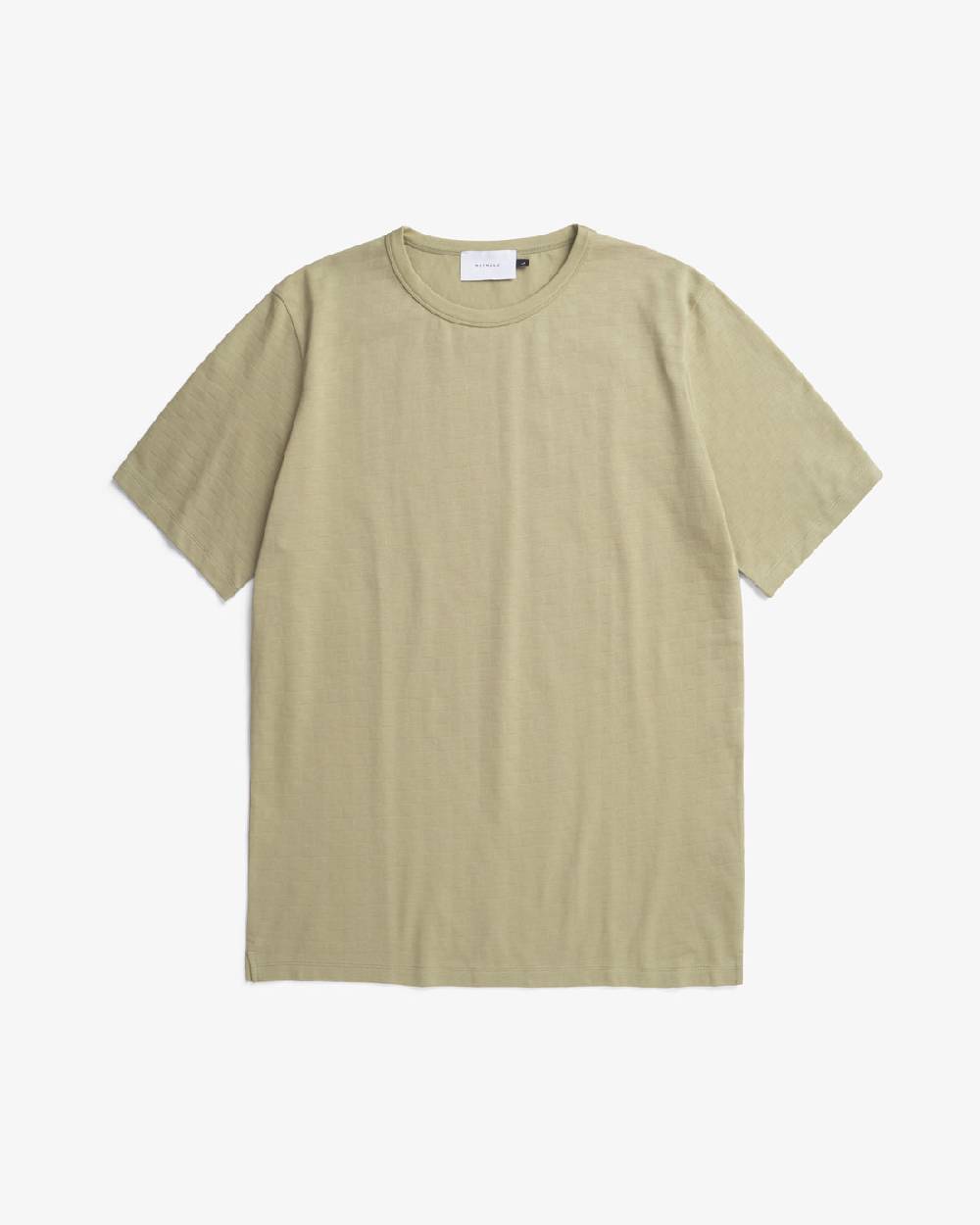 Rotholz Strukturiertes T-Shirt Bio Baumwolle - Grün