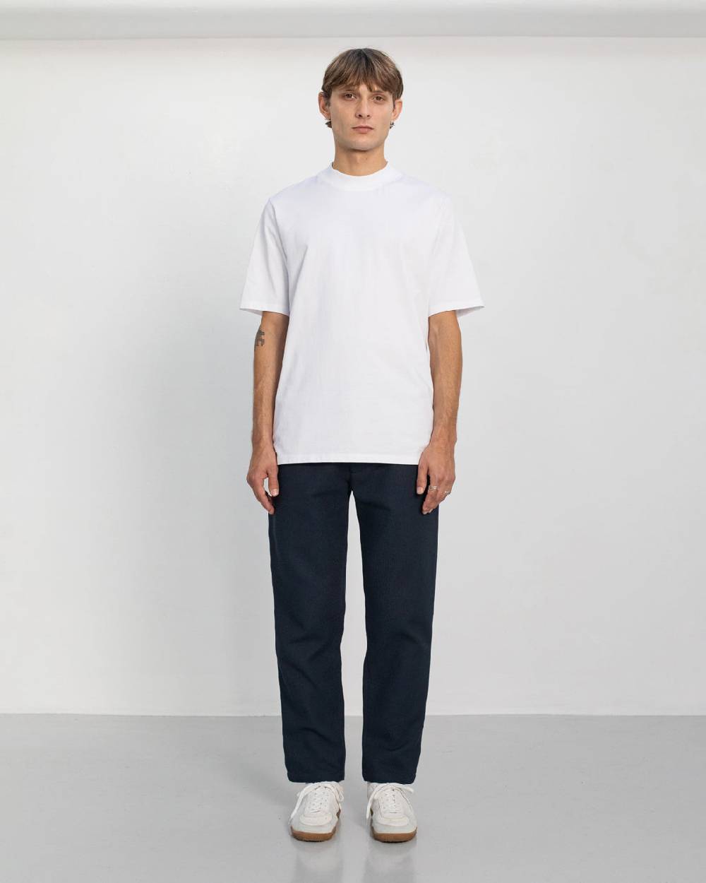 Rotholz Waffel Hose Bio Baumwolle - Dunkelblau