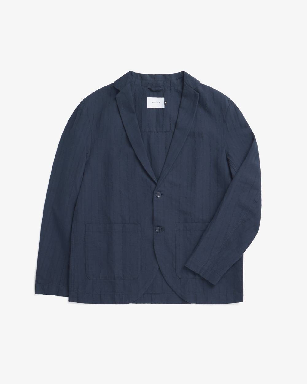 Rotholz Workwear Blazer Leinen Mix - Dunkelblau