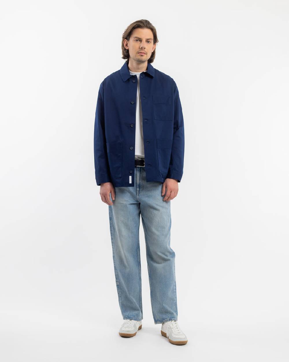 Rotholz Workwear Jacke Bio Twill - Blau