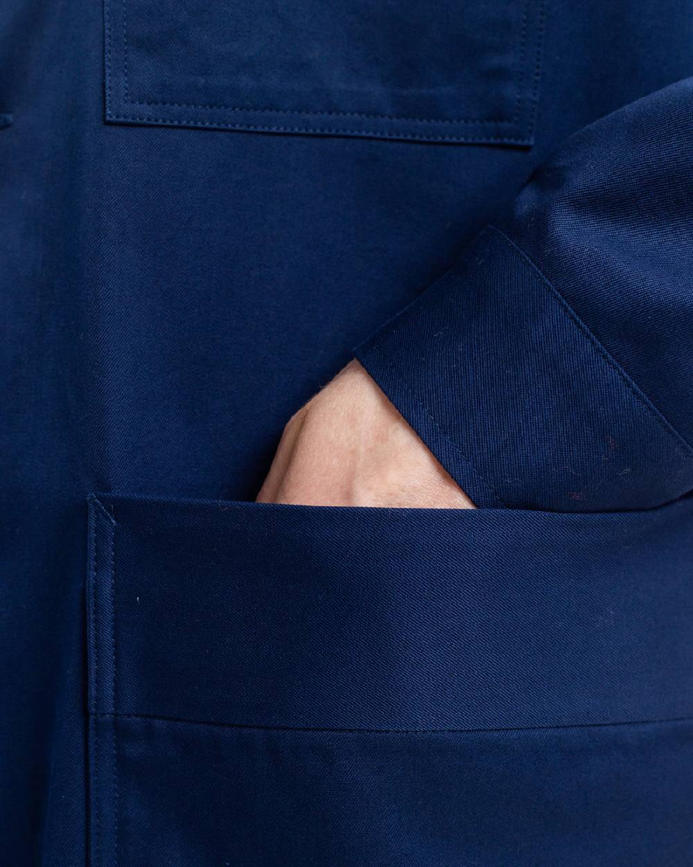 Rotholz Workwear Jacke Bio Twill - Blau