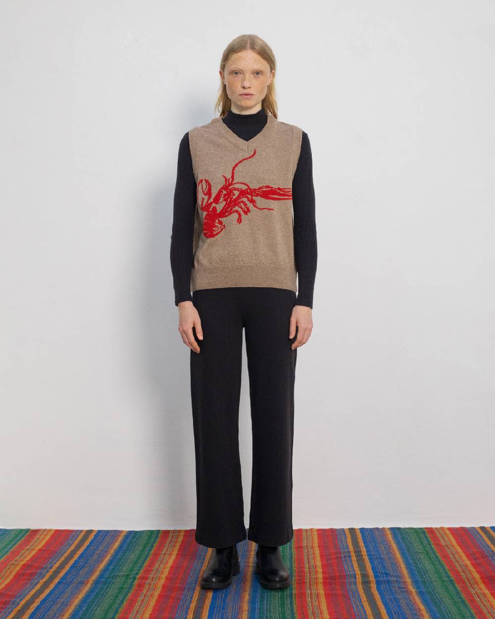 Rotholz Schwere Gerippte Hose Bio Baumwolle - Schwarz