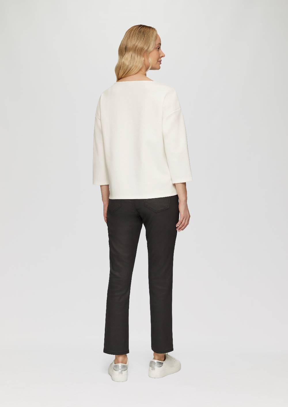 S.Oliver 3/4-Arm-Shirt Aus Heavy Jersey Mit Applikation