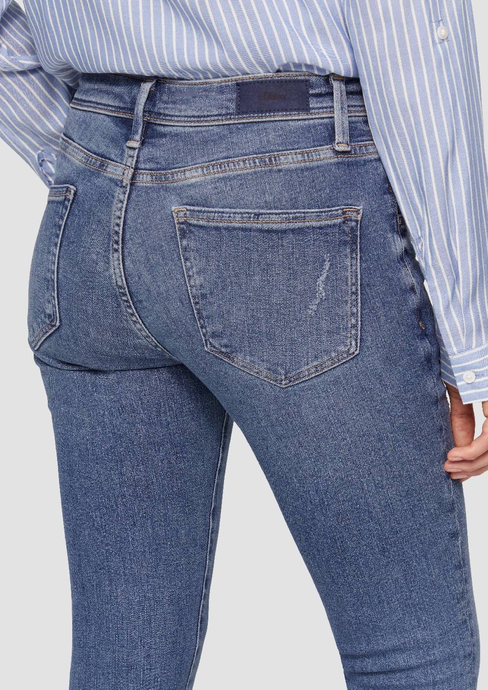 S.Oliver Ankle-Jeans Betsy / Slim Fit / Mid Rise / Slim Leg