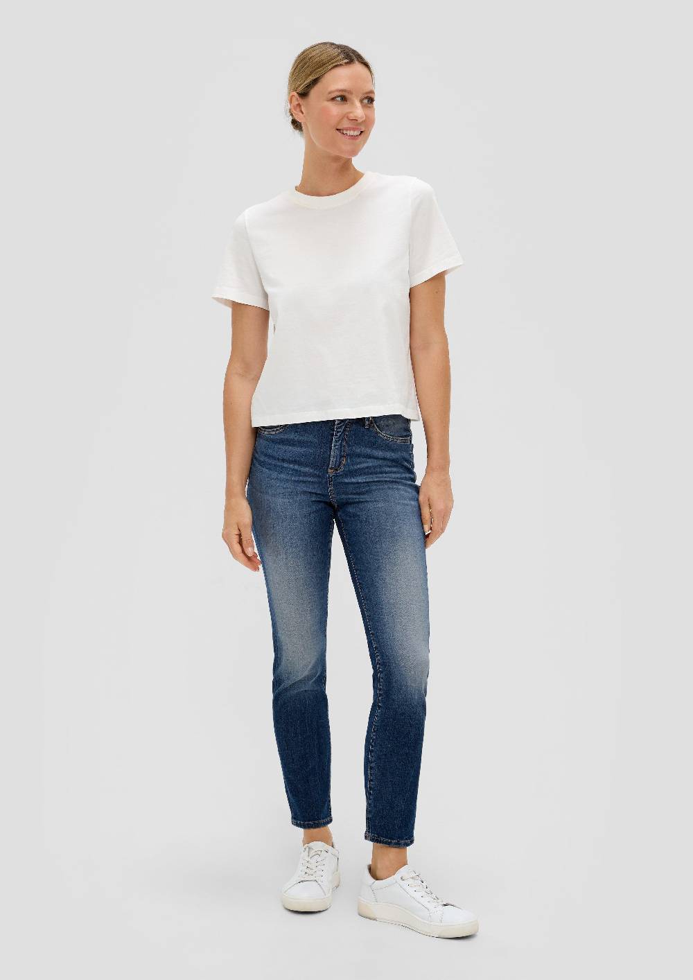 S.Oliver Ankle-Jeans Betsy / Slim Fit / Mid Rise / Slim Leg