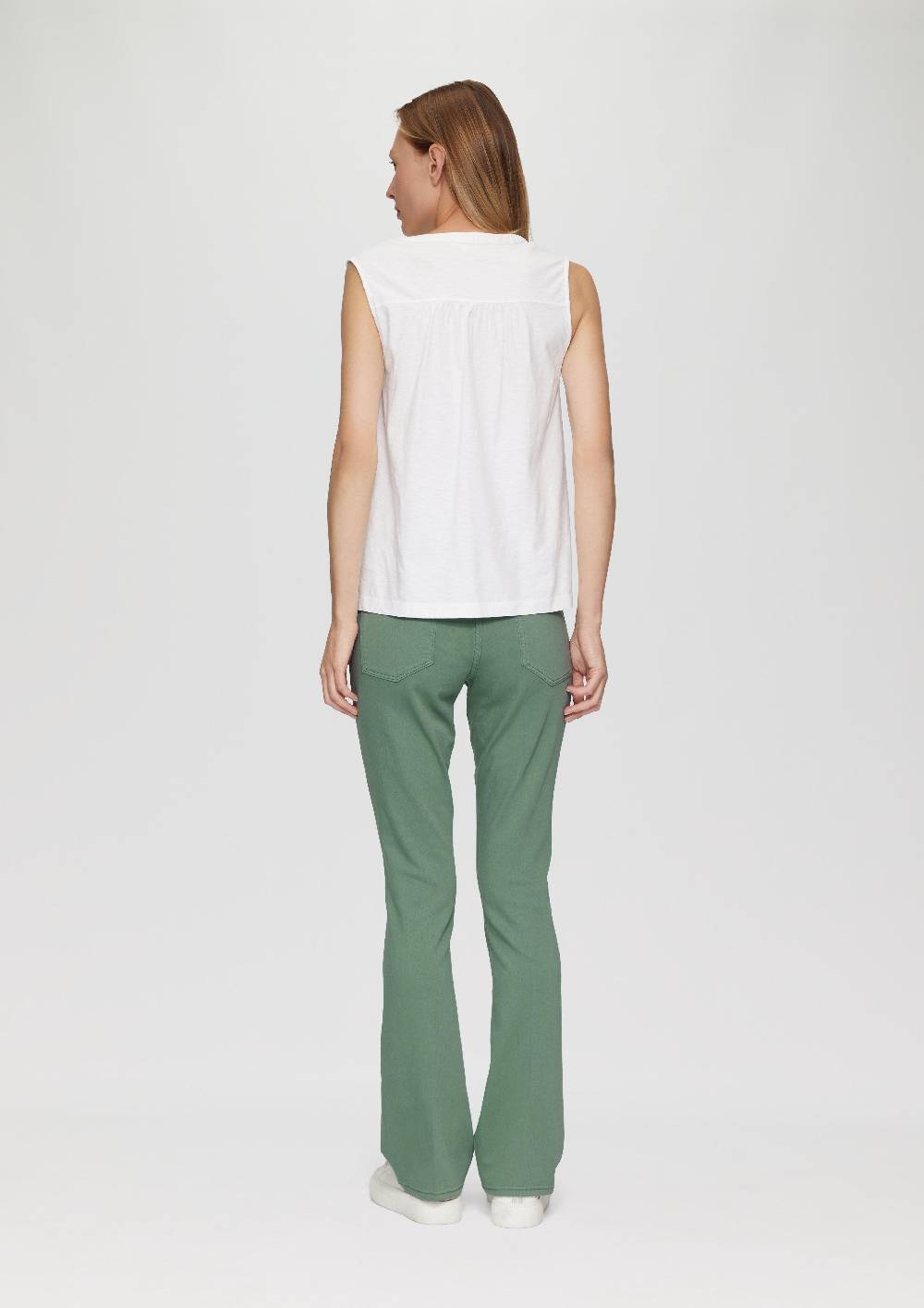 S.Oliver Ankle-Jeans Beverly / Slim Fit / Mid Rise / Bootcut Leg