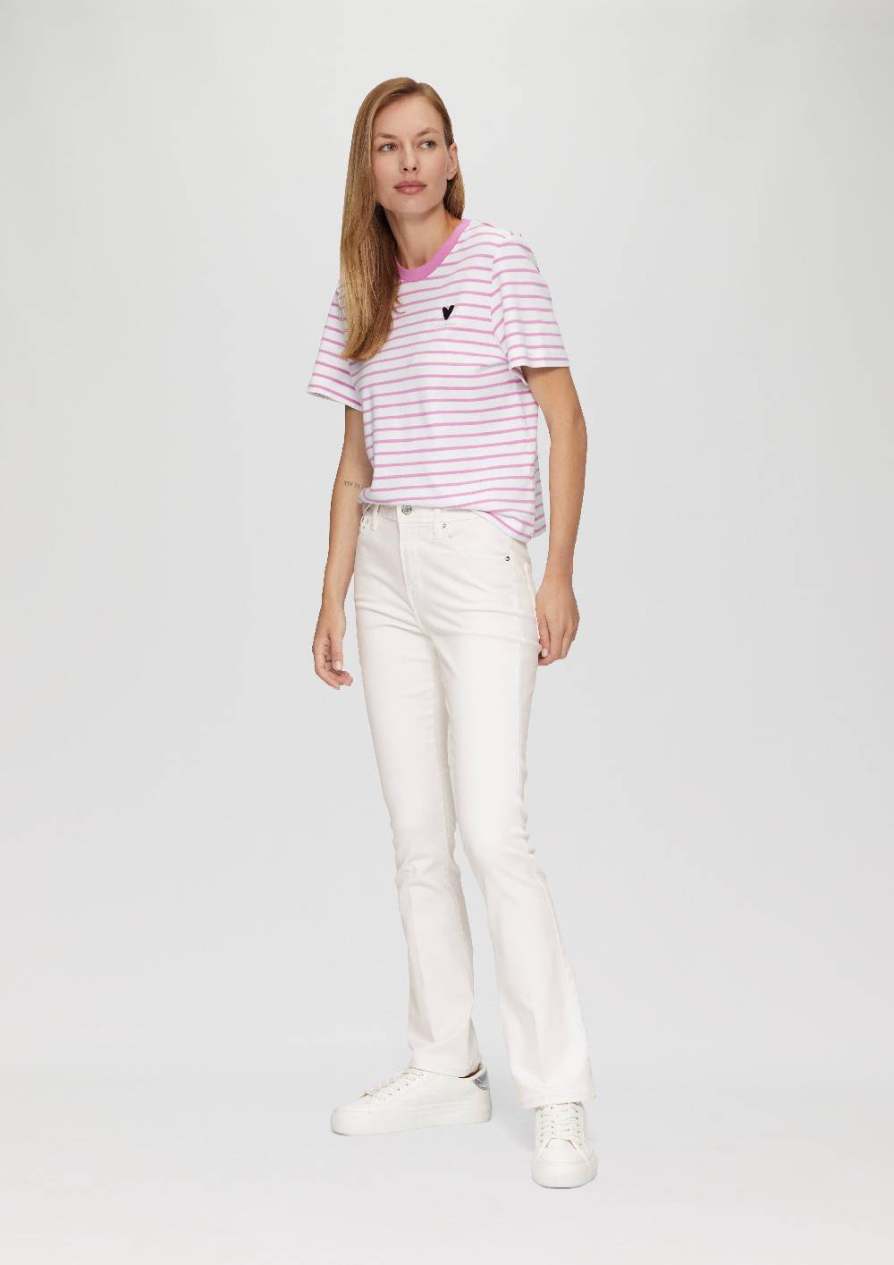 S.Oliver Ankle-Jeans Beverly / Slim Fit / Mid Rise / Bootcut Leg