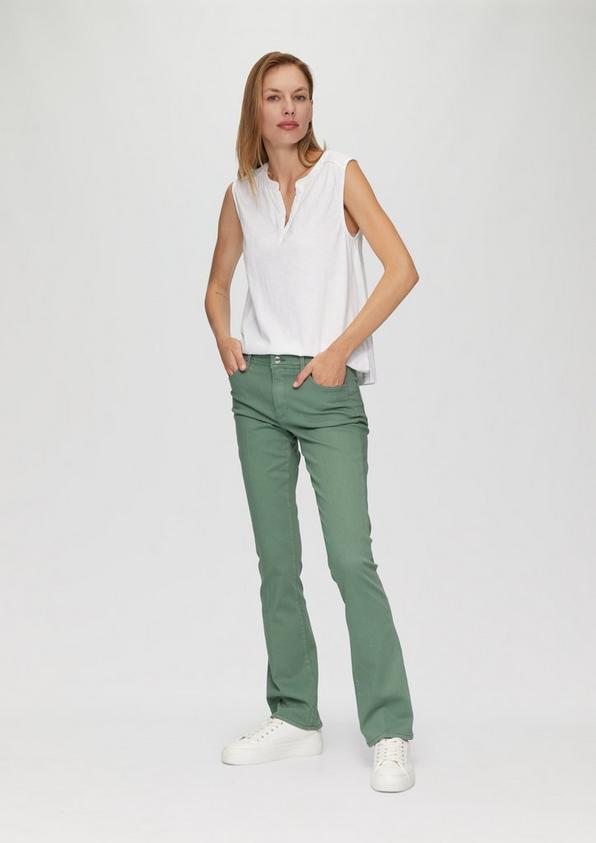S.Oliver Ankle-Jeans Beverly / Slim Fit / Mid Rise / Bootcut Leg