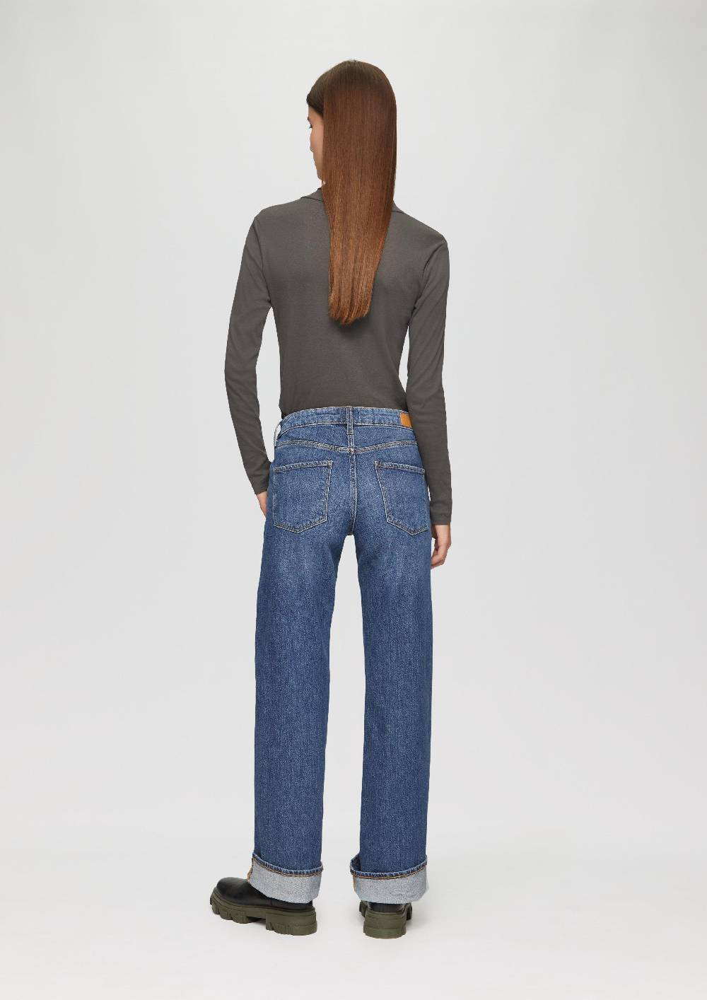 S.Oliver Ankle-Jeans Catie / Slim Fit / Low Rise / Wide Leg