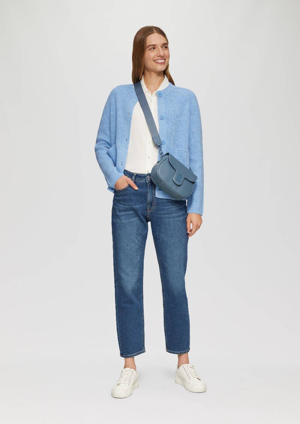 S.Oliver Ankle-Jeans Franciz / Relaxed Fit / Mid Rise / Slim Leg
