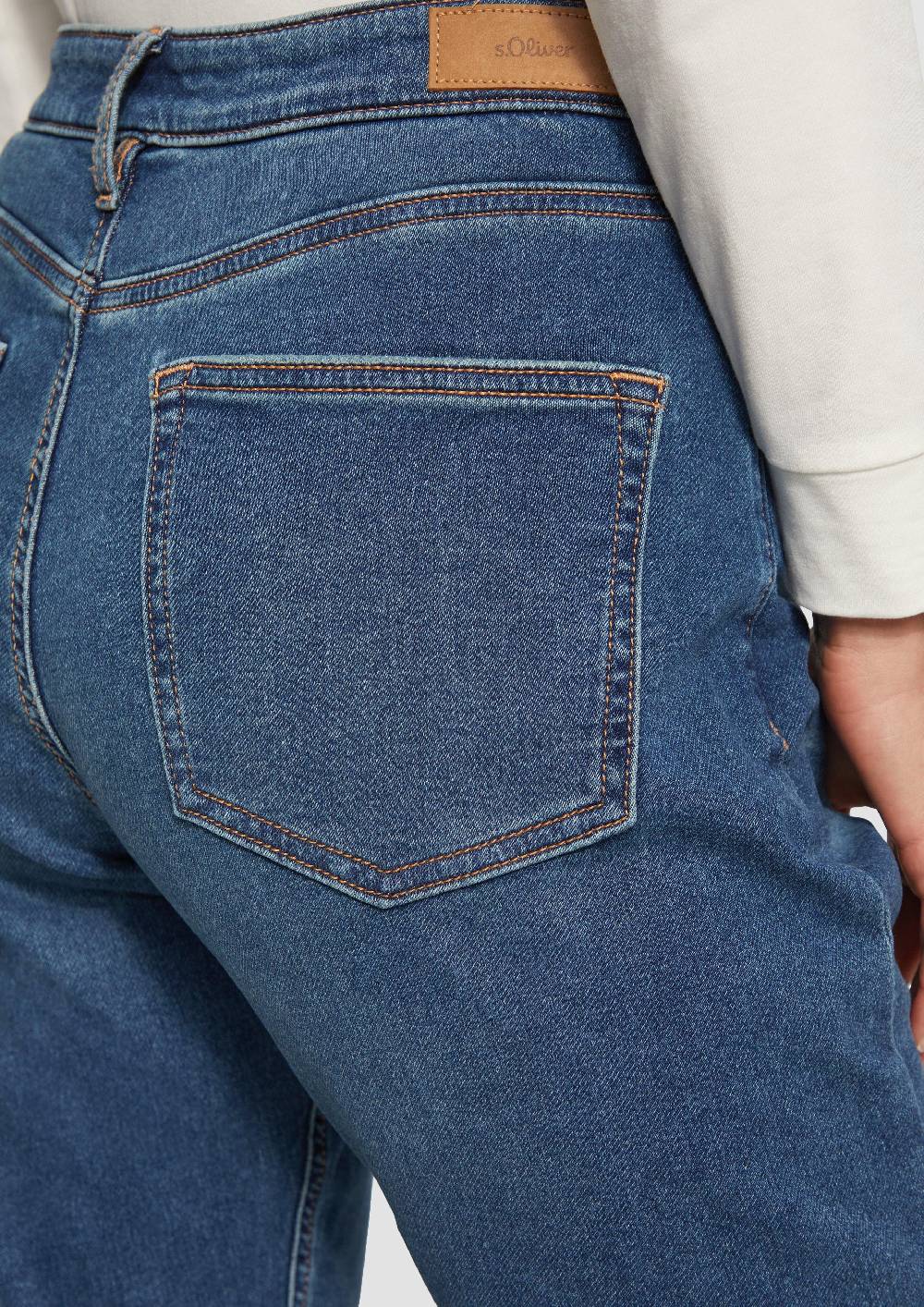 S.Oliver Ankle-Jeans Franciz / Relaxed Fit / Mid Rise / Slim Leg