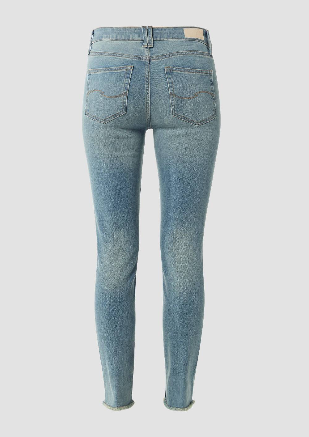S.Oliver Ankle-Jeans Sadie / Mid Rise / Skinny Leg / Super Stretch