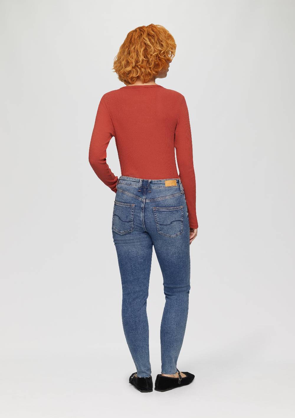 S.Oliver Ankle-Jeans Sadie / Skinny Fit / Mid Rise / Skinny Leg / Superstretch