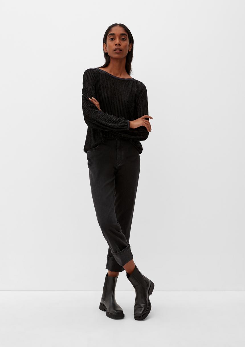 S.Oliver Ankle-Jeans Sally / Regular Fit / High Rise / Straight Leg