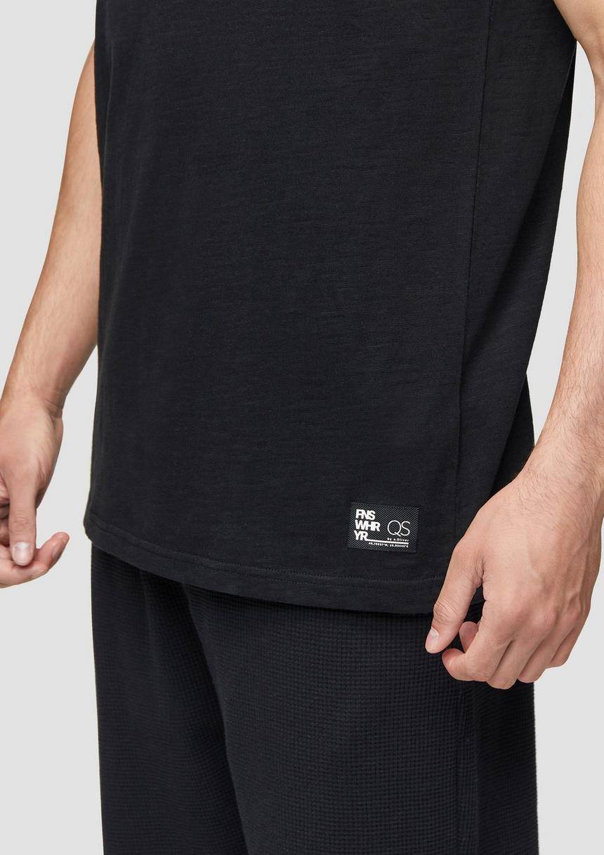 S.Oliver Ärmelloses Shirt Aus Baumwolle Mit Logo-Detail