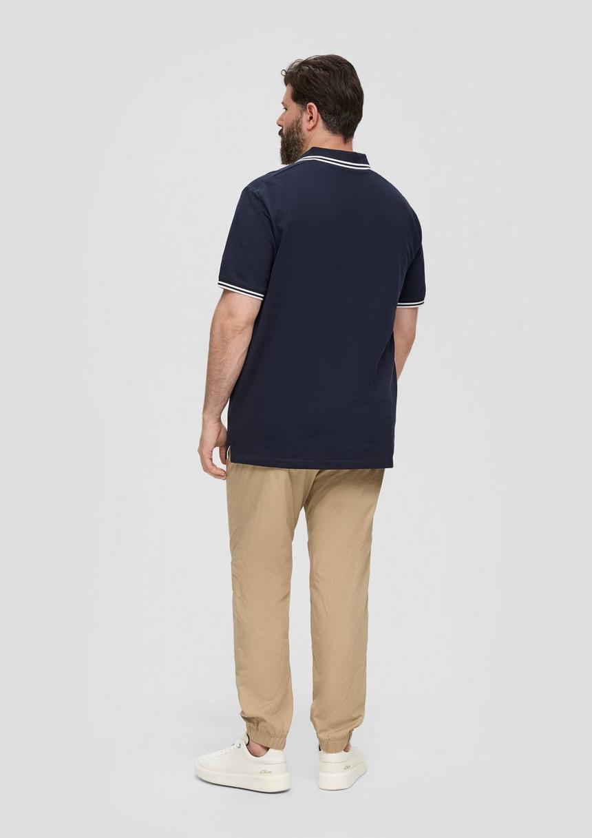 S.Oliver Baumwoll-Hose Mit Elastischem Bund Und Print-Detail