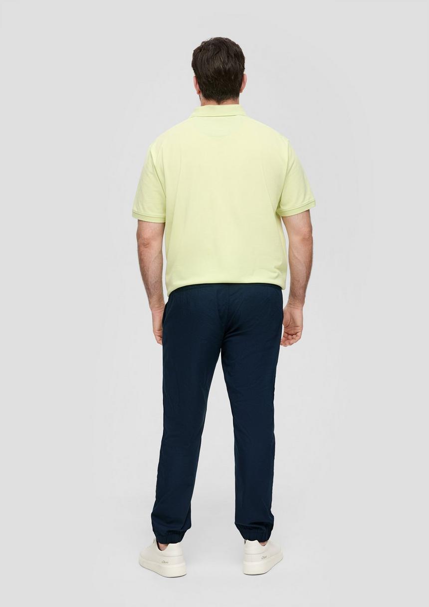 S.Oliver Baumwoll-Hose Mit Elastischem Bund Und Print-Detail