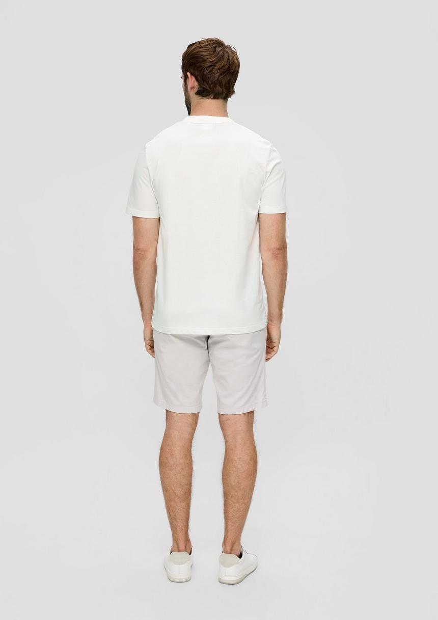 S.Oliver Baumwoll-T-Shirt Mit Crew Neck Und Frontprint