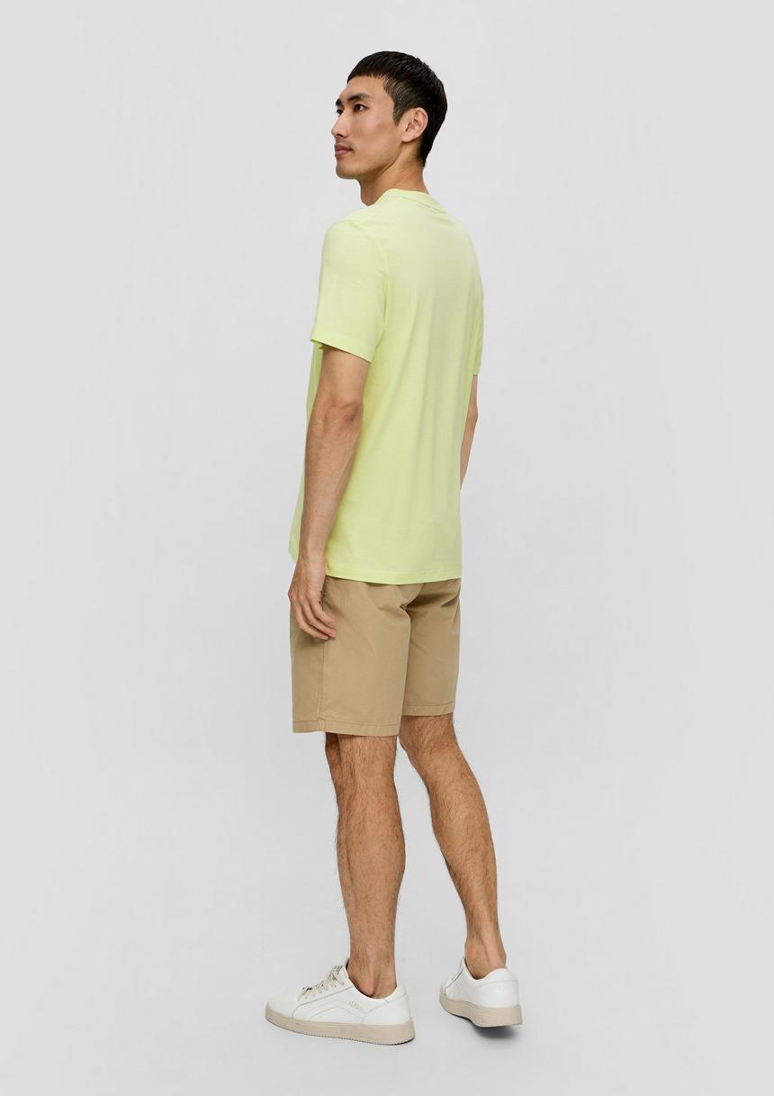 S.Oliver Baumwoll-T-Shirt Mit Crew Neck Und Frontprint