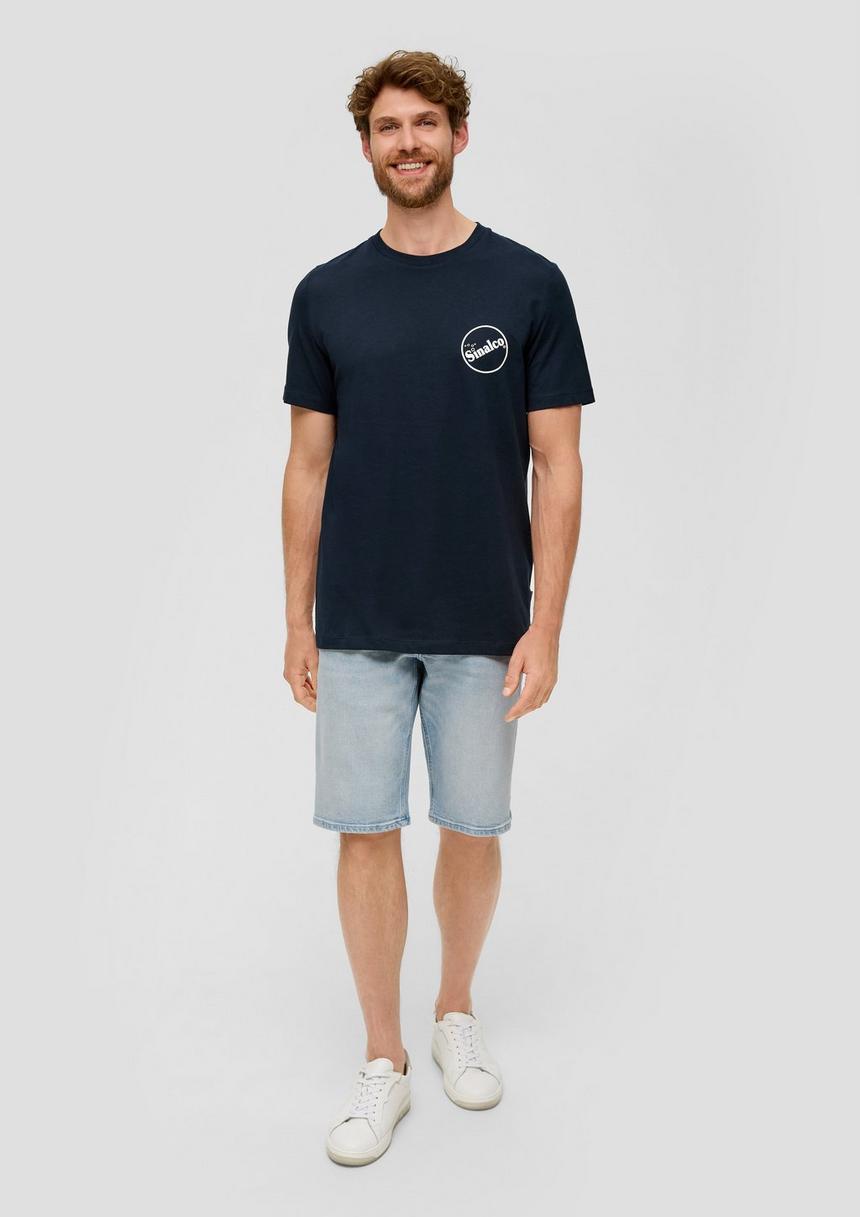 S.Oliver Baumwoll-T-Shirt Mit Crew Neck Und Sinalco®-Print
