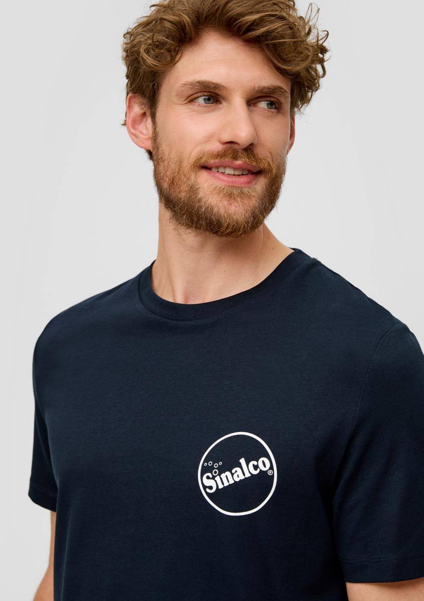 S.Oliver Baumwoll-T-Shirt Mit Crew Neck Und Sinalco®-Print