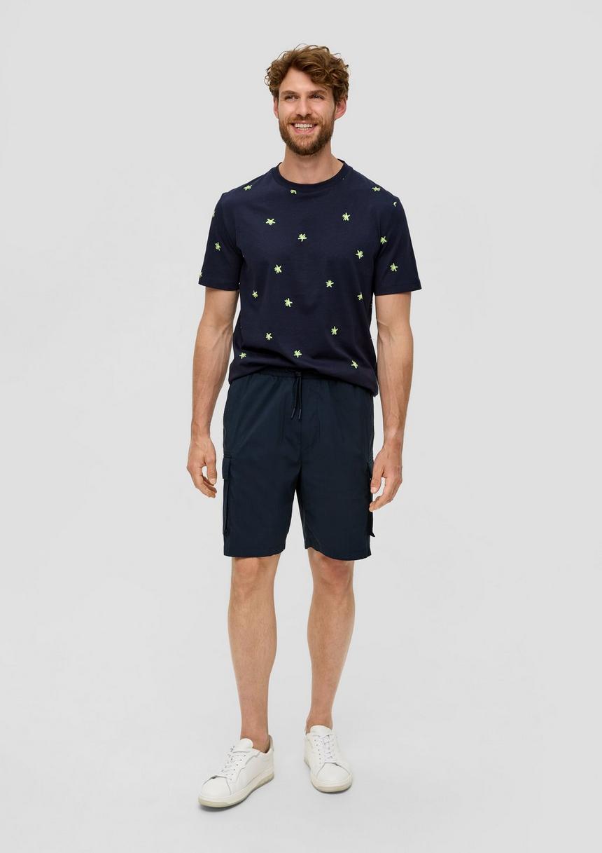 S.Oliver Bermuda aus Baumwollstretch mit Cargo-Taschen