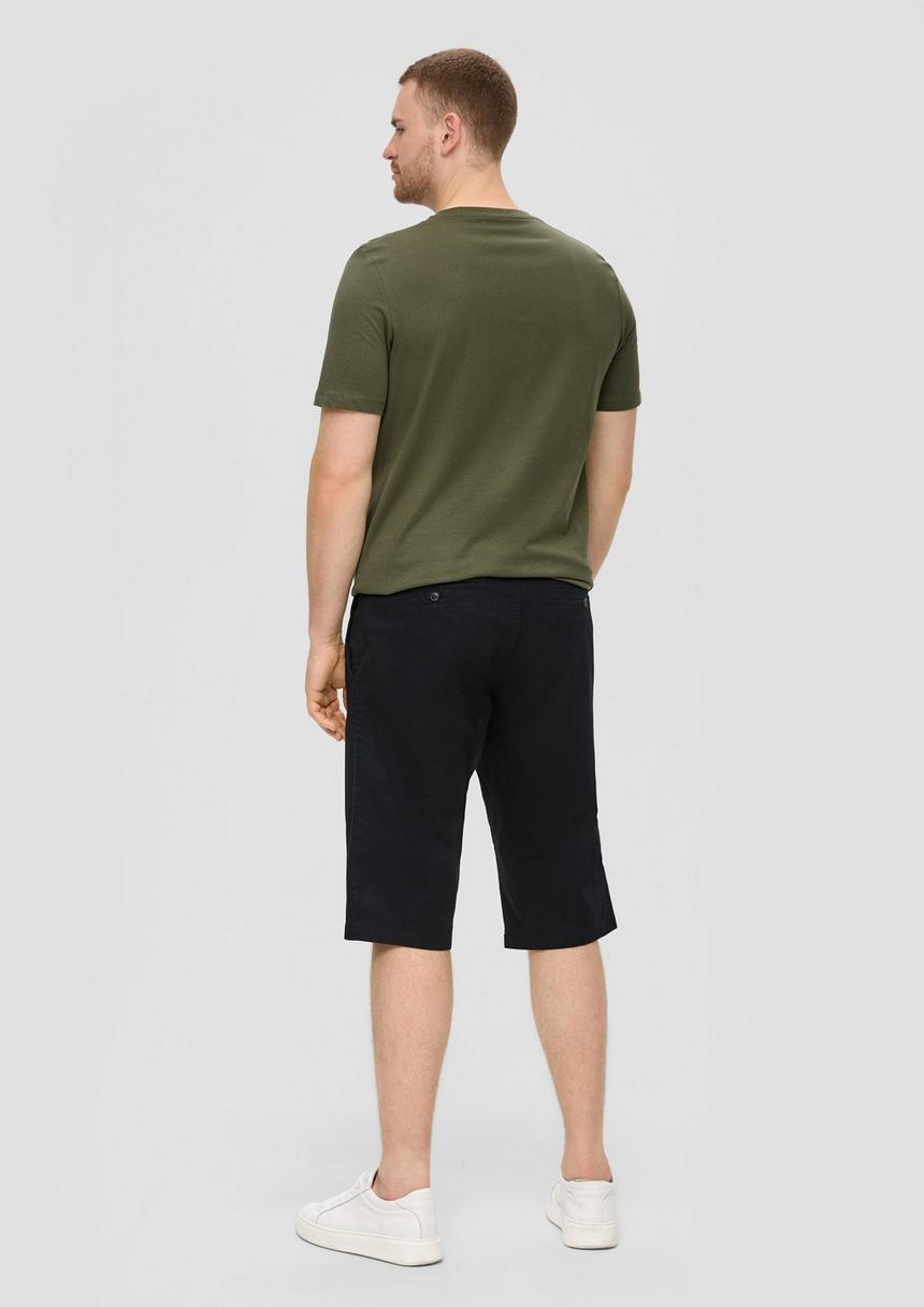 S.Oliver Bermuda-Hose Aus Baumwoll-Stretch Mit Knopfverschluss