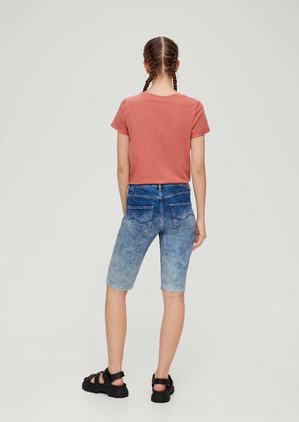 S.Oliver Bermuda-Jeans Catie / Slim Fit / Mid Rise / Slim Leg