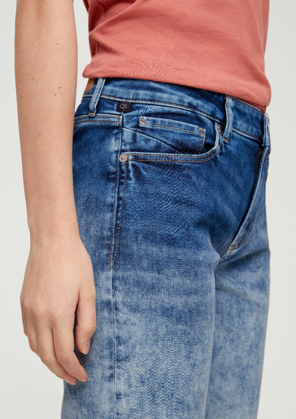 S.Oliver Bermuda-Jeans Catie / Slim Fit / Mid Rise / Slim Leg