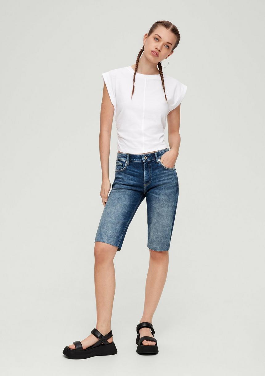 S.Oliver Bermuda-Jeans Catie / Slim Fit / Mid Rise / Slim Leg