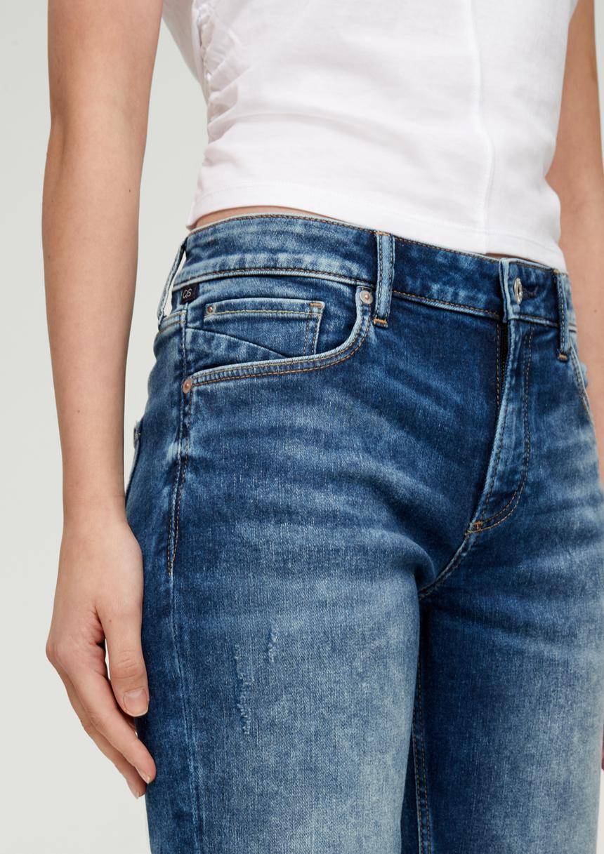 S.Oliver Bermuda-Jeans Catie / Slim Fit / Mid Rise / Slim Leg