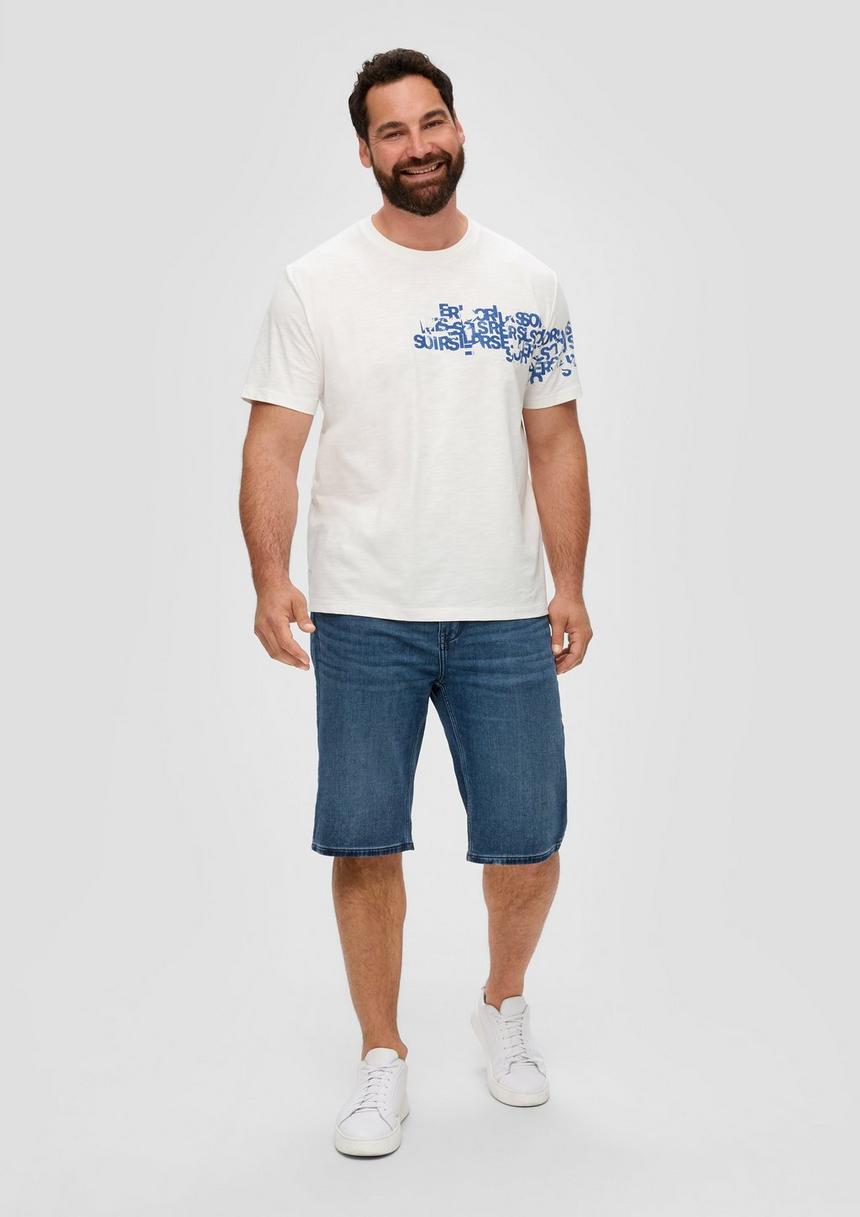 S.Oliver Bermuda Jeans Mauro / Regular Fit / High Rise / Straight Leg