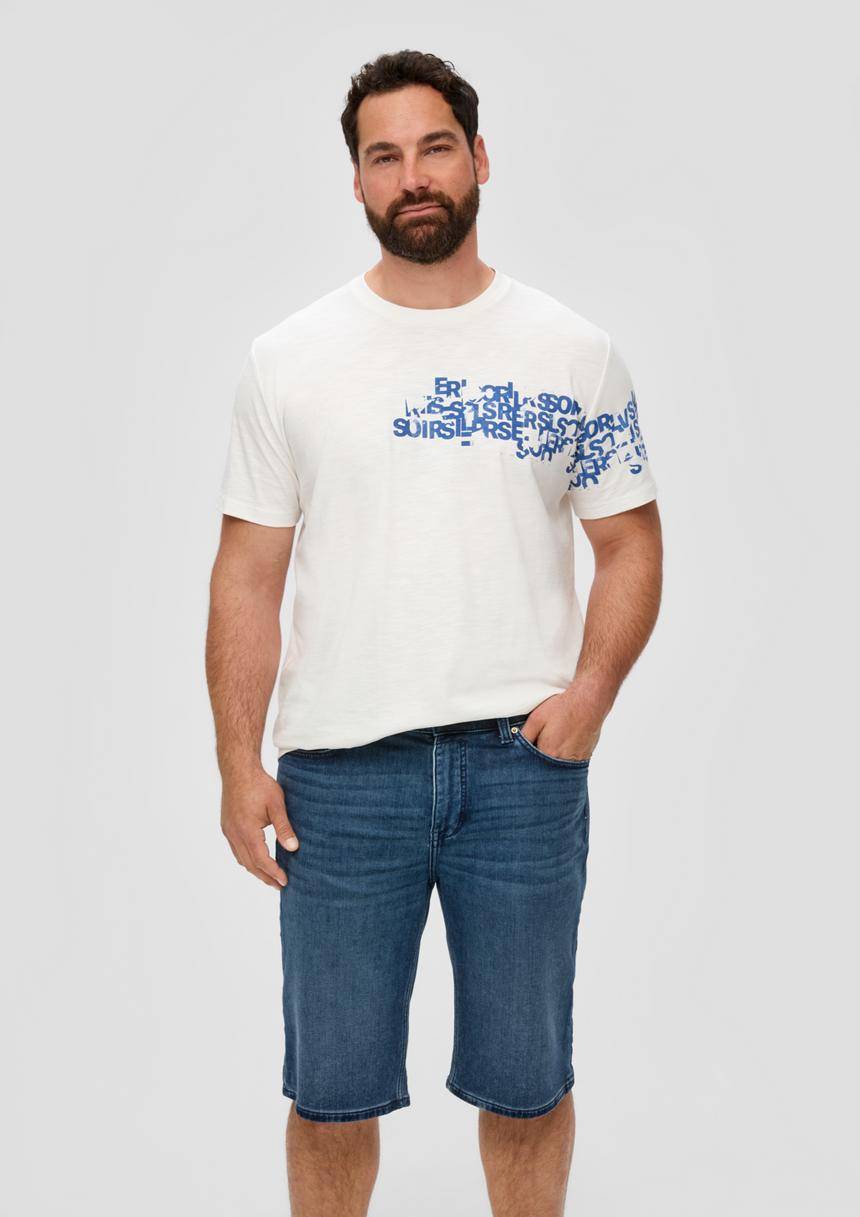 S.Oliver Bermuda Jeans Mauro / Regular Fit / High Rise / Straight Leg
