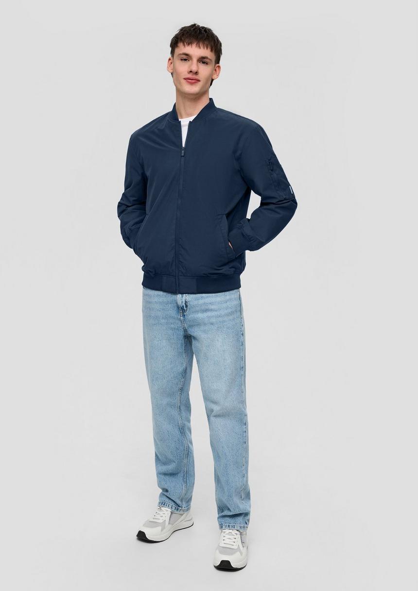 S.Oliver Blouson-Jacke Im Relaxed Fit Mit Ärmel-Zipper