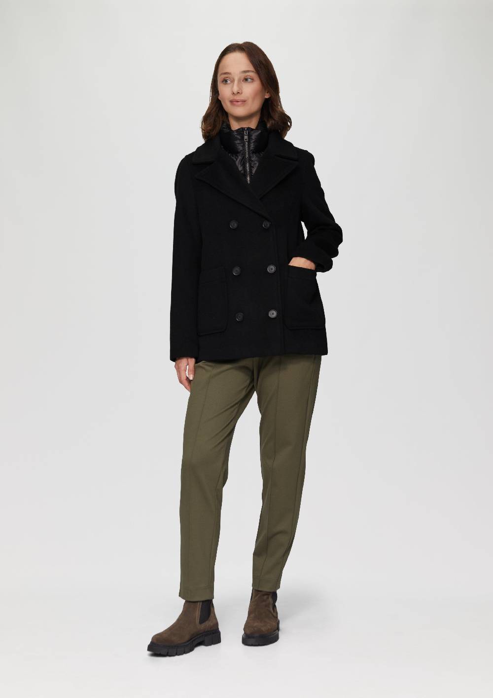 S.Oliver Caban Im Materialmix Mit Herausnehmbarem Einsatz