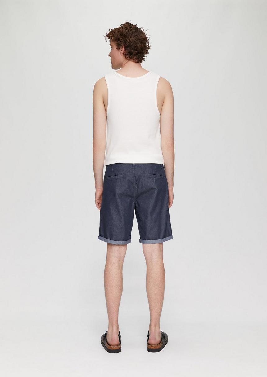 S.Oliver Chino-Shorts Aus Baumwolle Mit Fixiertem Umschlag