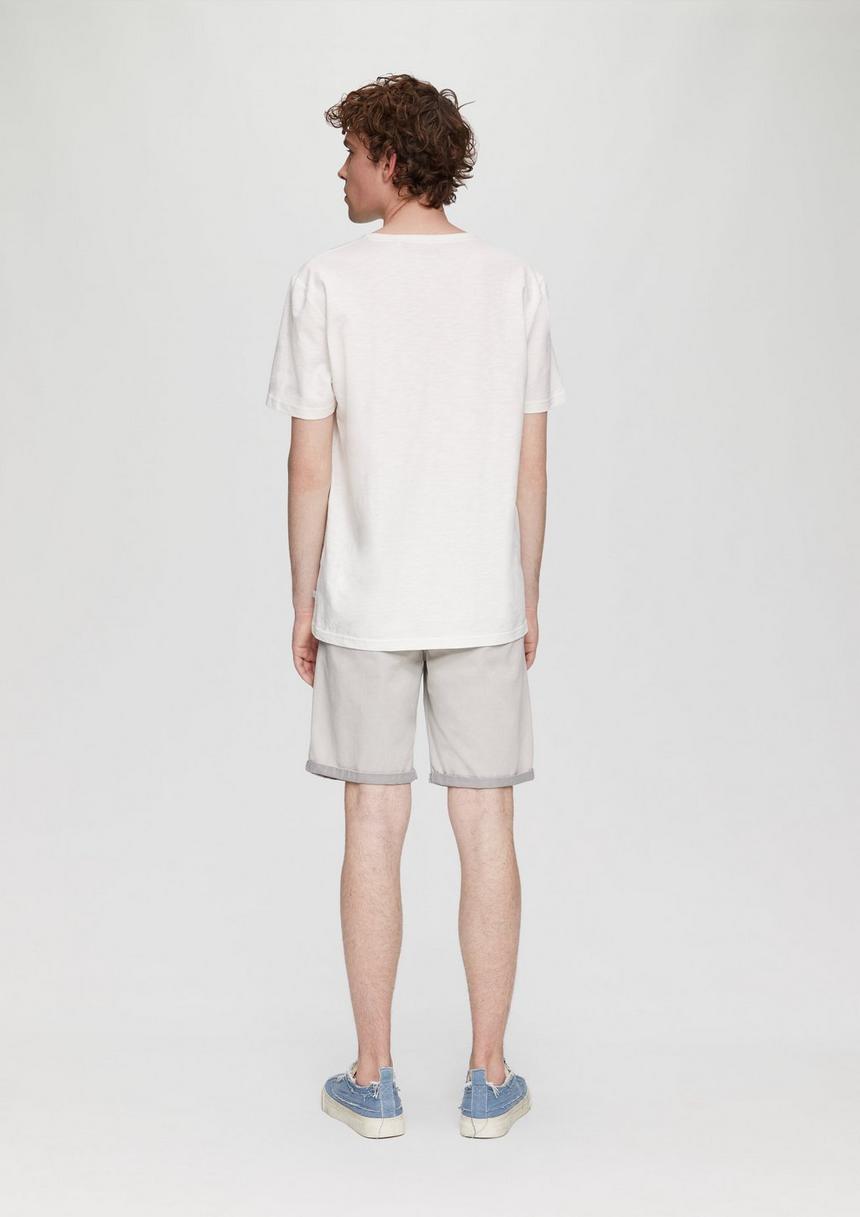 S.Oliver Chino-Shorts Aus Baumwolle Mit Fixiertem Umschlag