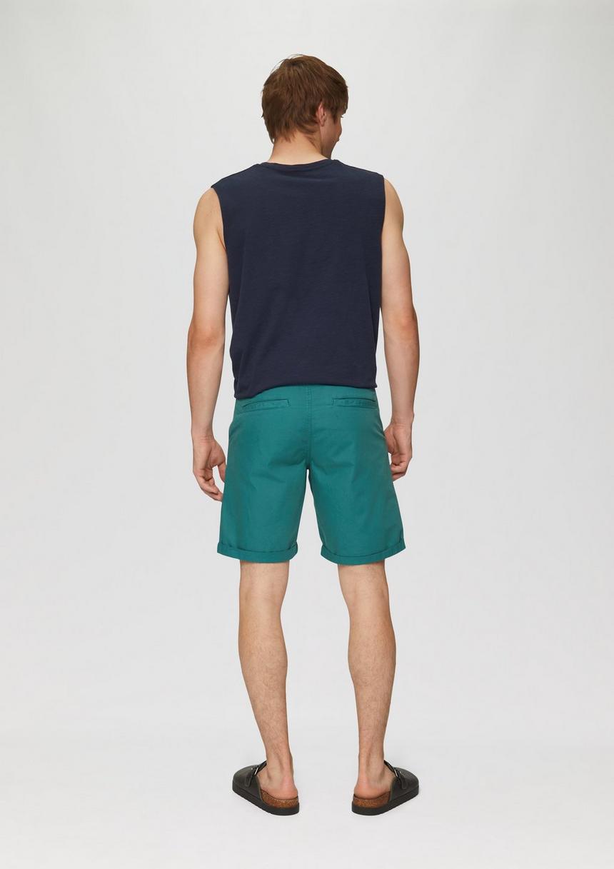 S.Oliver Chino-Shorts Aus Baumwolle Mit Fixiertem Umschlag