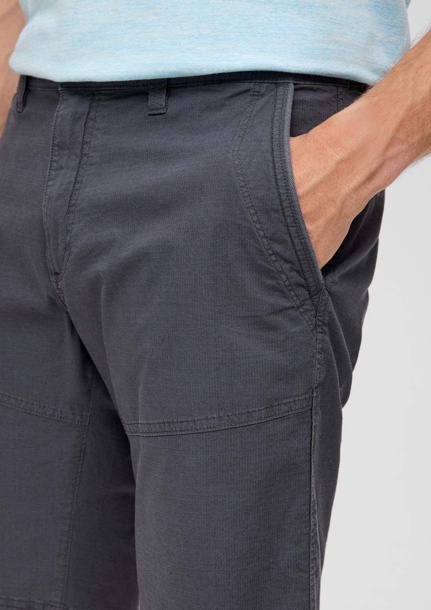 S.Oliver Chino-Shorts Aus Baumwollstretch Mit Straight Leg