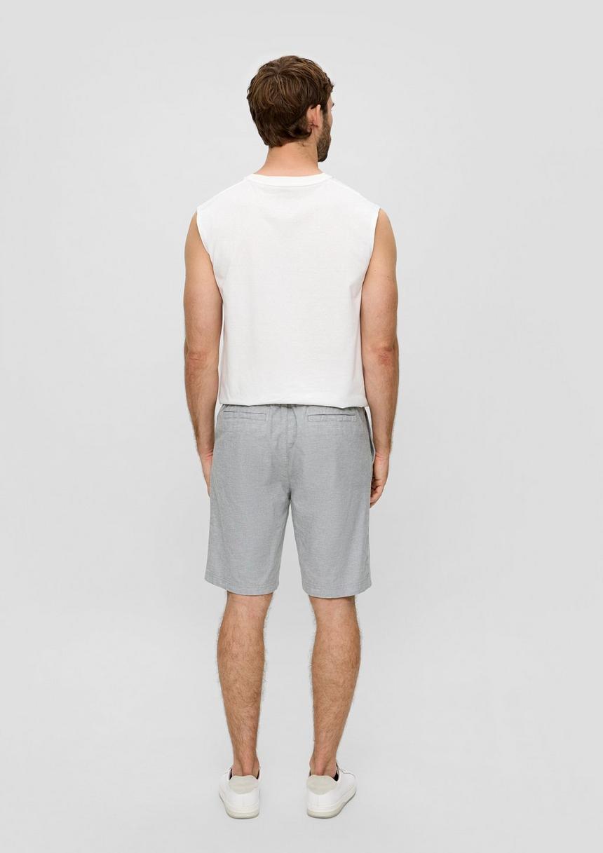 S.Oliver Chino-Shorts Aus Leinenmix Mit Elastischem Bund