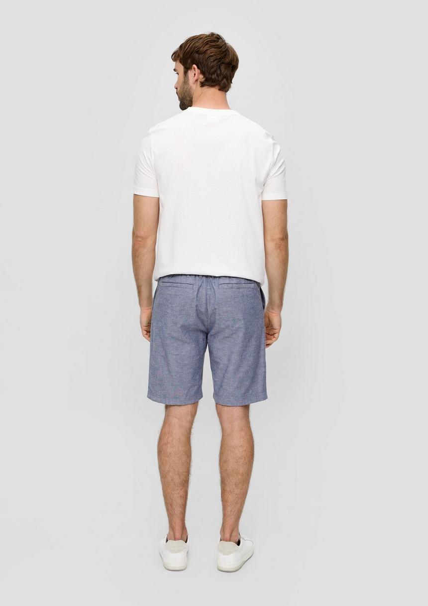 S.Oliver Chino-Shorts Aus Leinenmix Mit Elastischem Bund