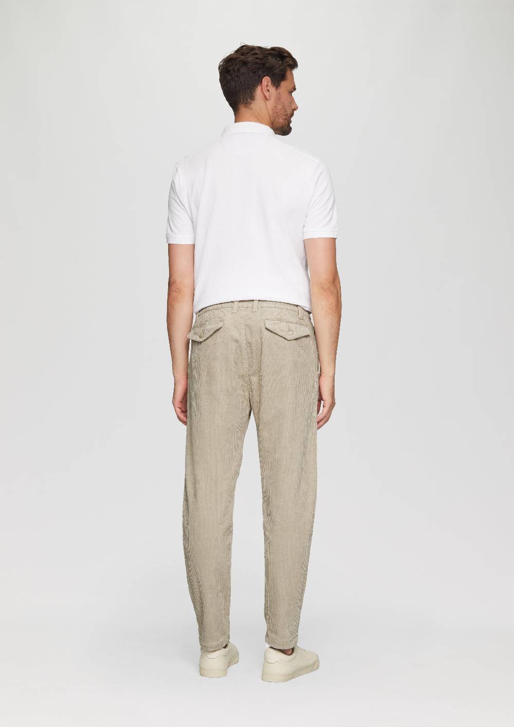 S.Oliver Cord-Chino Aus Baumwollstretch Mit Bundfalten