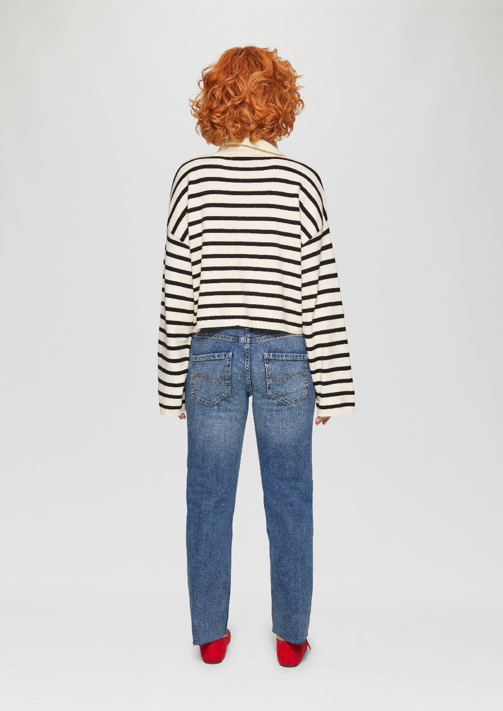 S.Oliver Cropped-Jeans Catie / Slim Fit / Mid Rise / Straight Leg