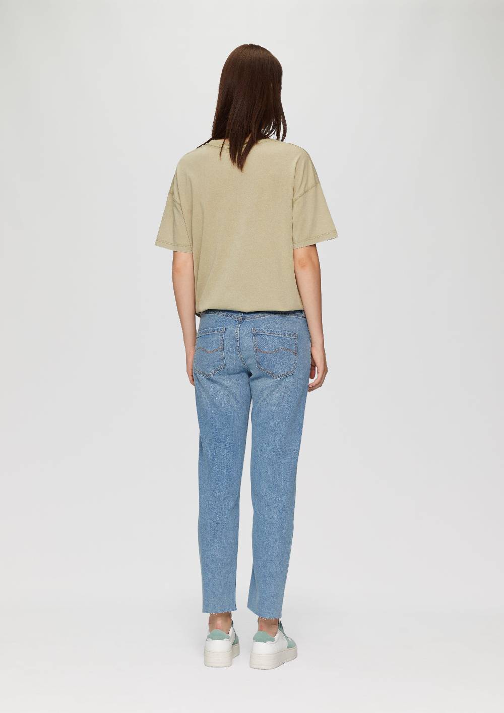 S.Oliver Cropped-Jeans Catie / Slim Fit / Mid Rise / Straight Leg
