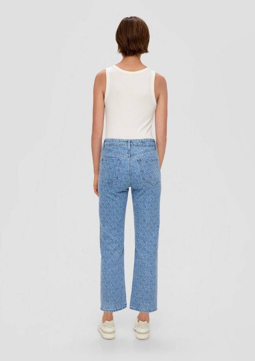 S.Oliver Cropped-Jeans Karolin / Regular Fit / High Rise / Straight Leg