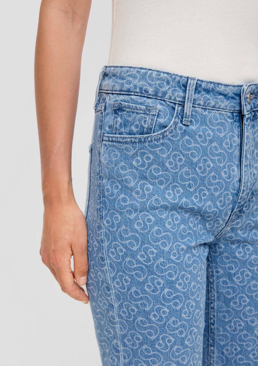 S.Oliver Cropped-Jeans Karolin / Regular Fit / High Rise / Straight Leg