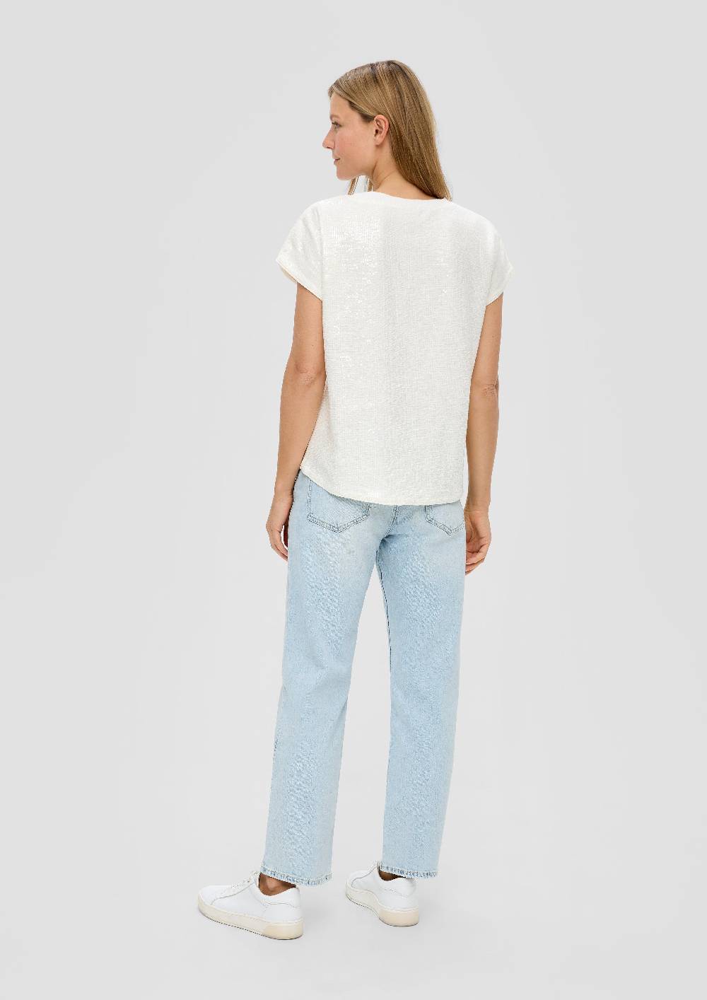 S.Oliver Cropped-Jeans Karolin / Regular Fit / Mid Rise / Straight Leg