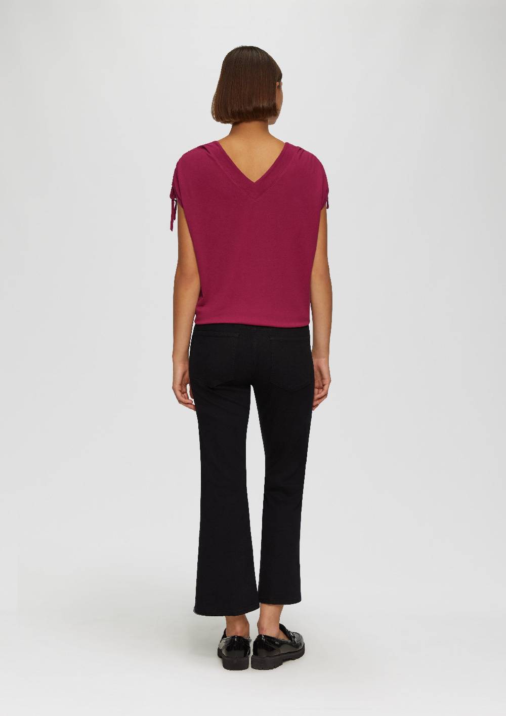 S.Oliver Cropped Jeans / Regular Fit / Mid Rise / Flared Leg